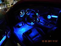 Interior and Trunk Blue LED's