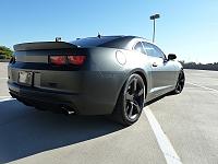 Gaddy2 Camaro5 Matte Black Vinyl