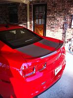 Bumblebee stripes installed 3/12/11