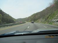 Awsome driving in mountains! Honest officer, I did not have my foot on the gas, I was drafting!!