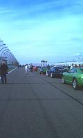 Line up on the start/finish line.