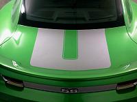 Painted Synergy stripes - custom silver pearl