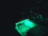 Green footwell lighting & dome light