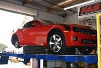 on lift getting rear suspension re done