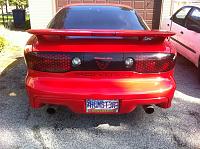 rear letters in place