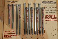 MACE: the bolts supplied in test fit along with OEM bolts.