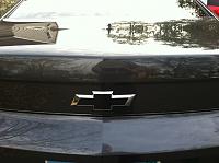 Camaro Rear Emblem - added Headlight Armor Carbon Fiber