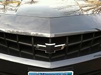 Camaro Front Emblem - added Headlight Armor Carbon Fiber