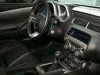 5th Gen Camaro Interior with gauge, ignition and shifter plaques.