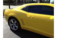 03/09/12 - Here are pictures of the SLP Quarter Gills and the Defenderworx Window Louvers.  I love the gills.  The jury's still out on the louvers though.