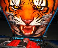 C6 Vented hood mural