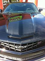 Right after the stripes were put on