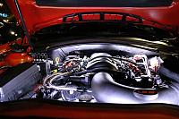 Engine bay night picture front view