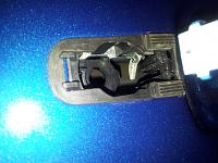 door handle removed.