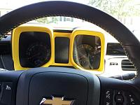 Plasti-Dipped Gauge Trim