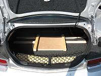 New amp rack - test fit. Held in place by gravity and side humps.