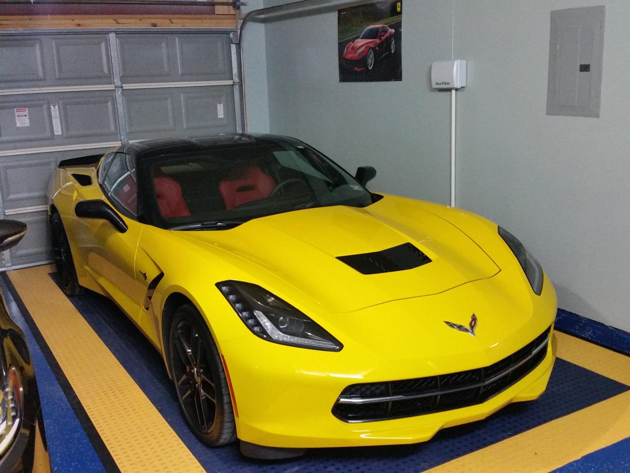 Z51 3lt Velocity Yellow With Adrenaline Red Chevrolet