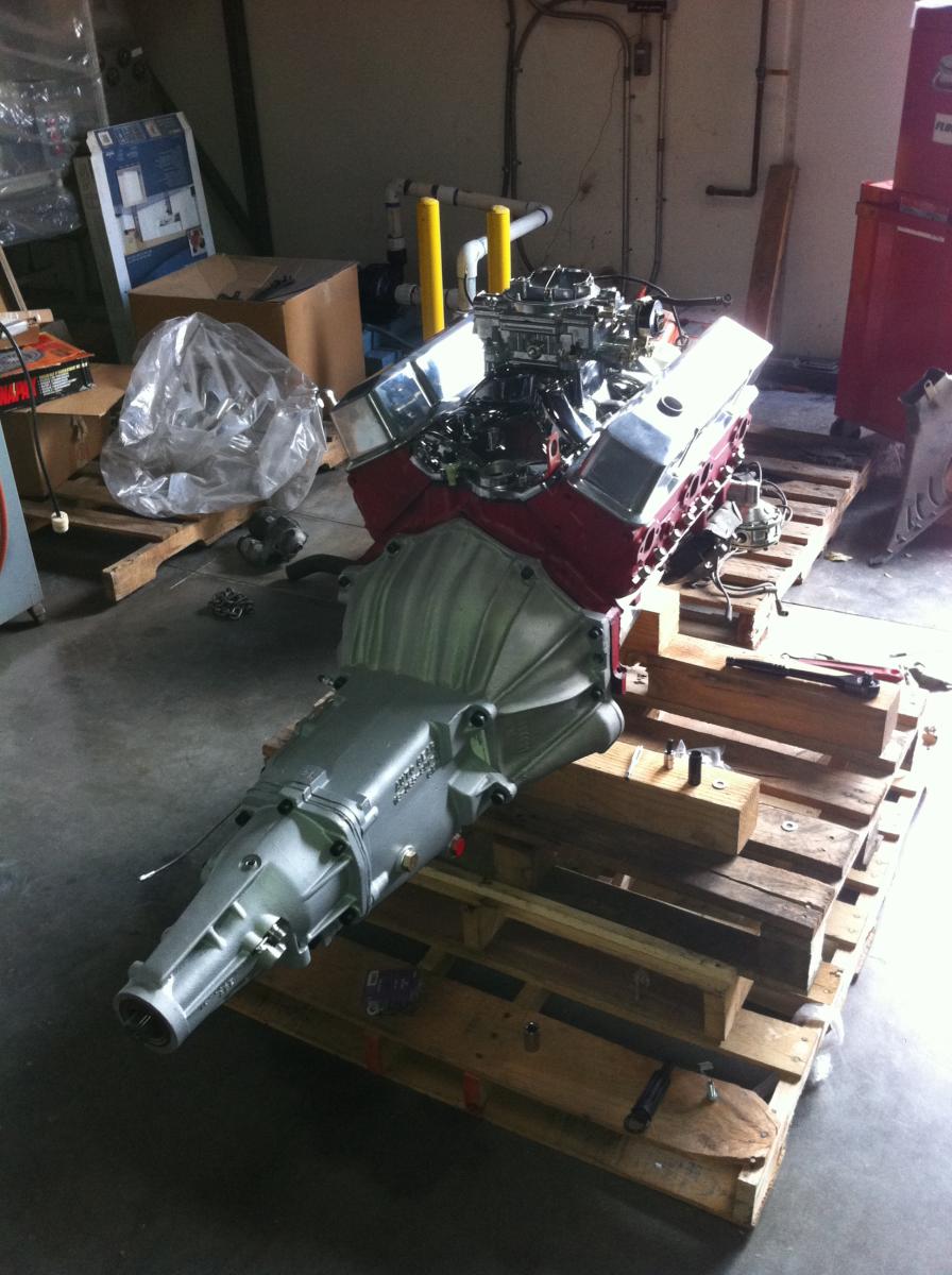 Engine and M22 mounted