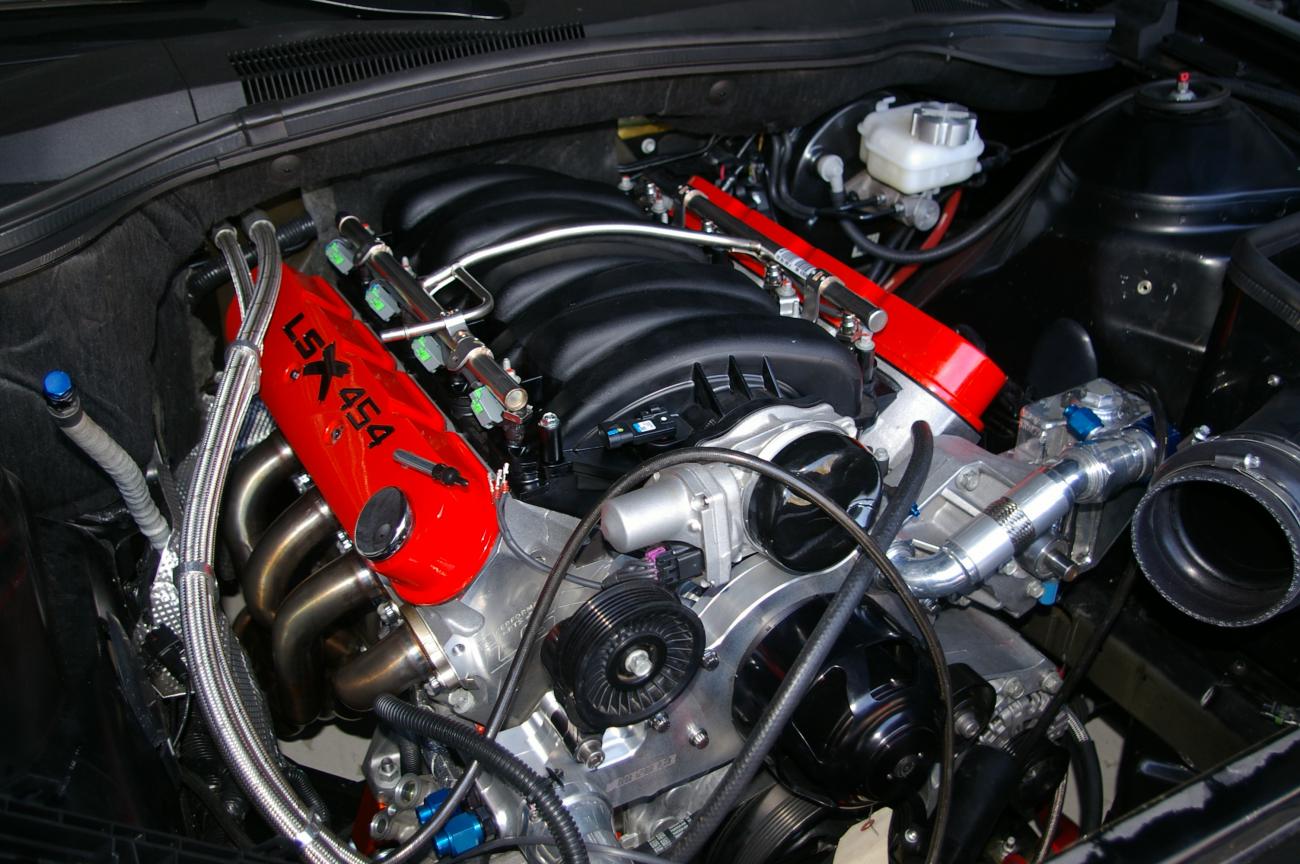 Totally cleaned up the engine compartment