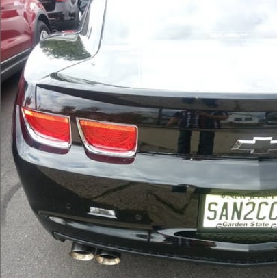 Shot of the back end driver side