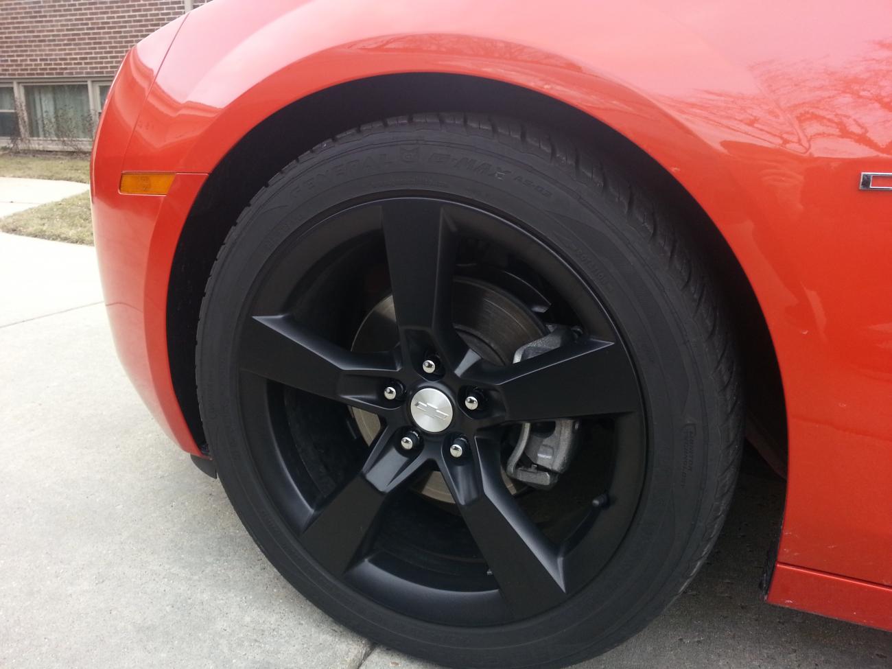 Wheels, Powdercoated Semi-Gloss Black!