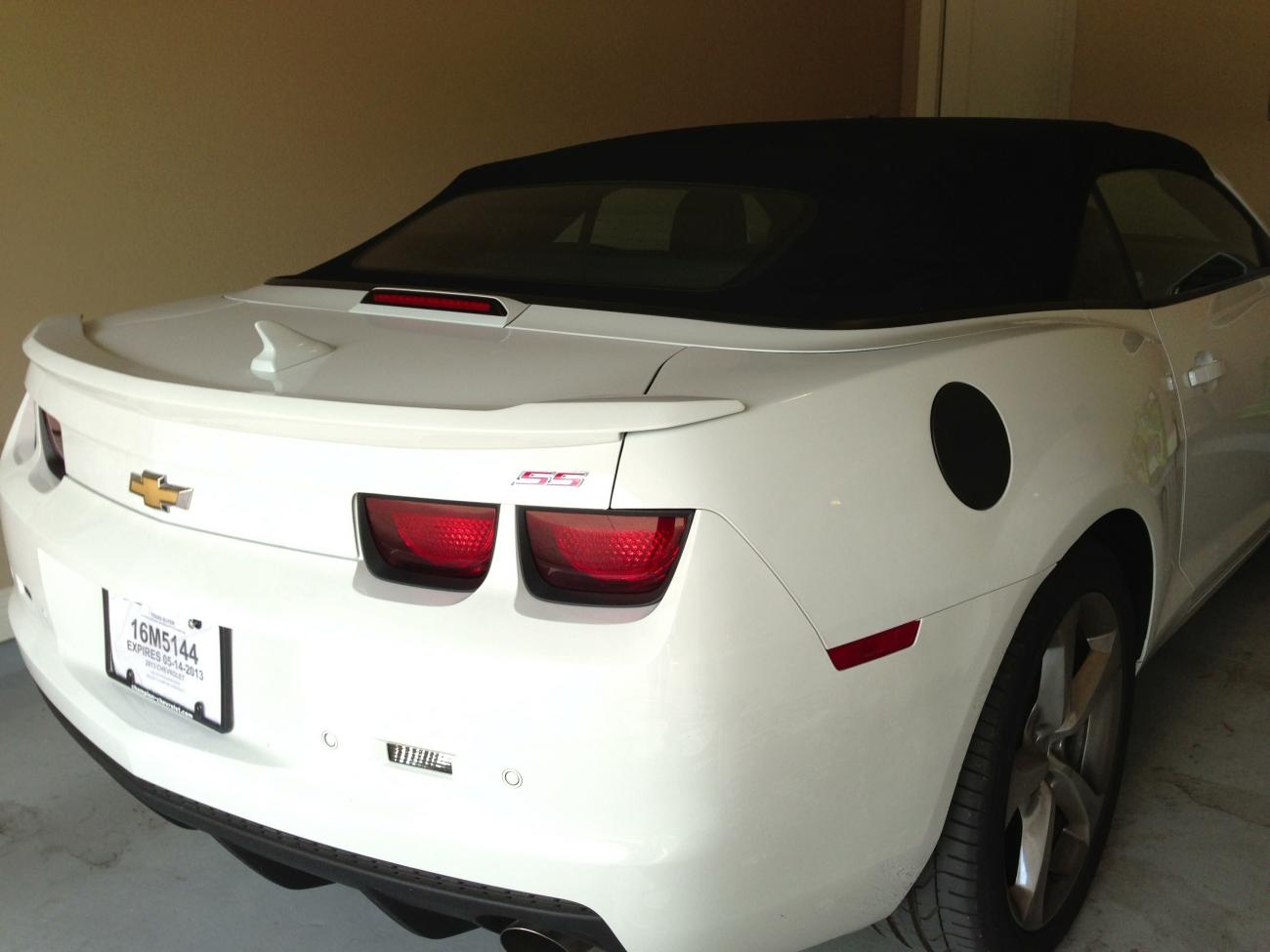 PlastiDip Tail light Bezels and Fule Door