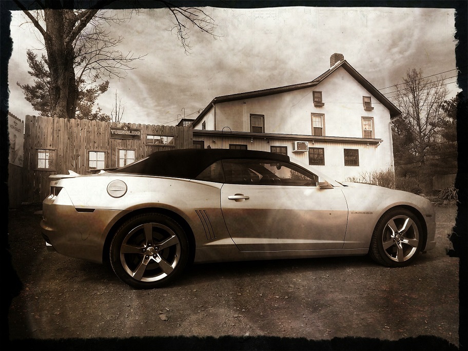 Playing with the camera phone filters.