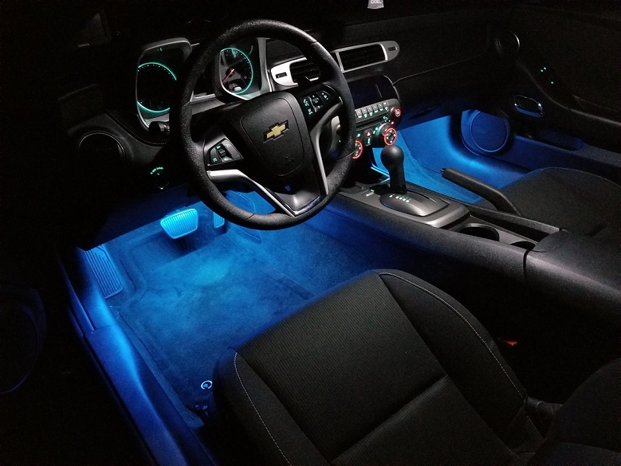after footwell lights