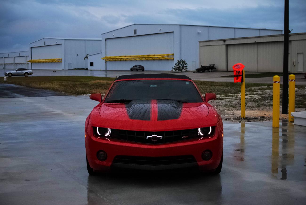 photoshoot at the airplane hanger