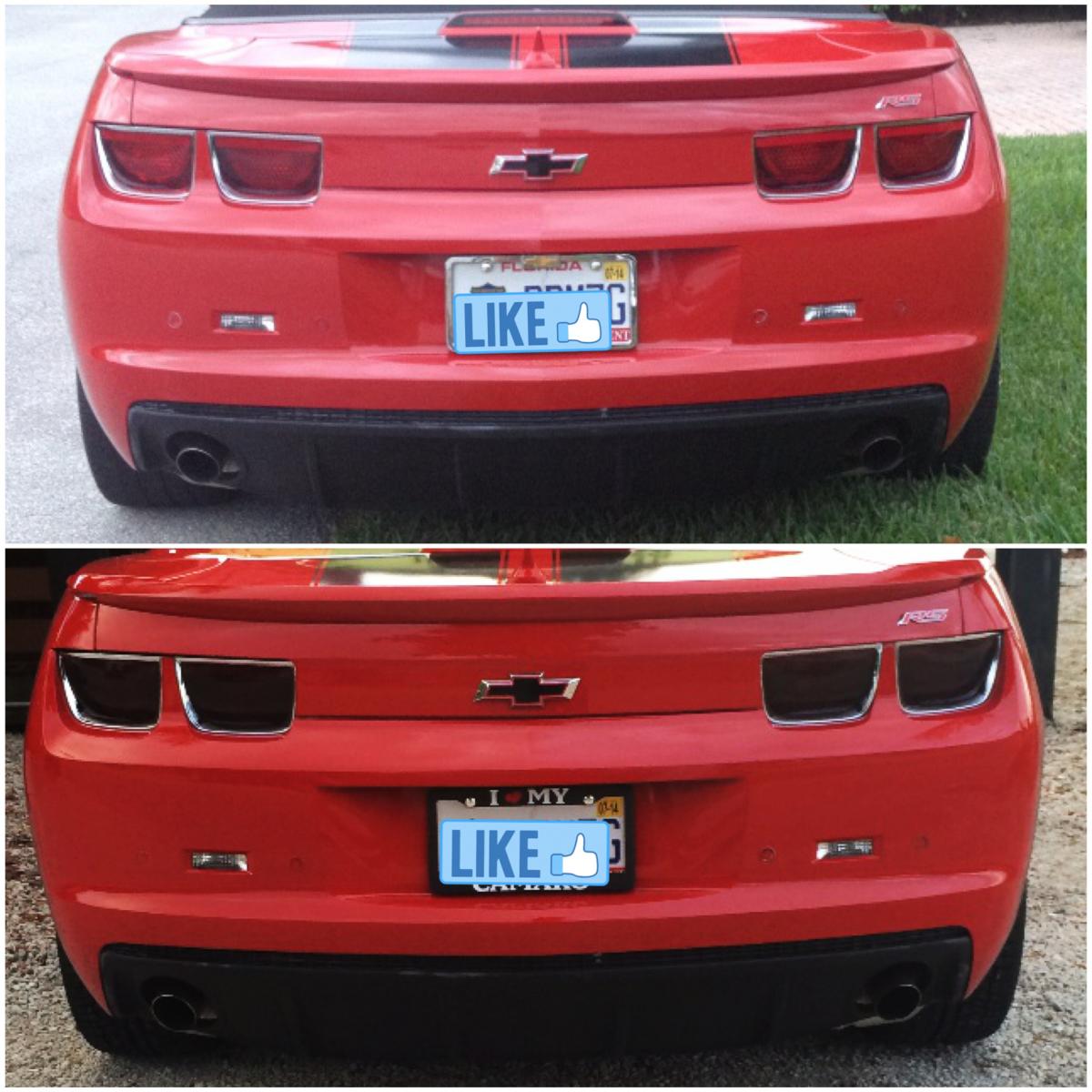 2/28/2014 - BigWormGraphix Tailight tint 
Top: before
Bottom: after
