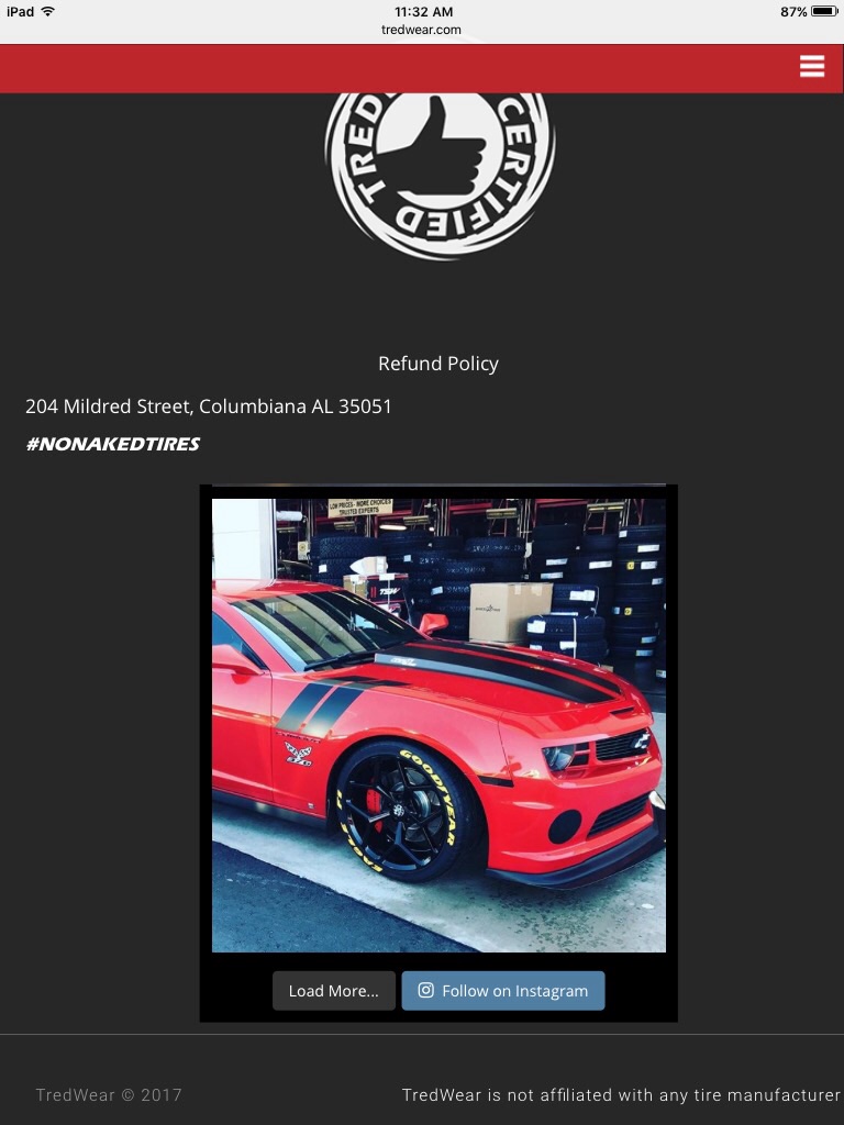 Tread Wear letters on my new GoodYear Eagle F1 tires.