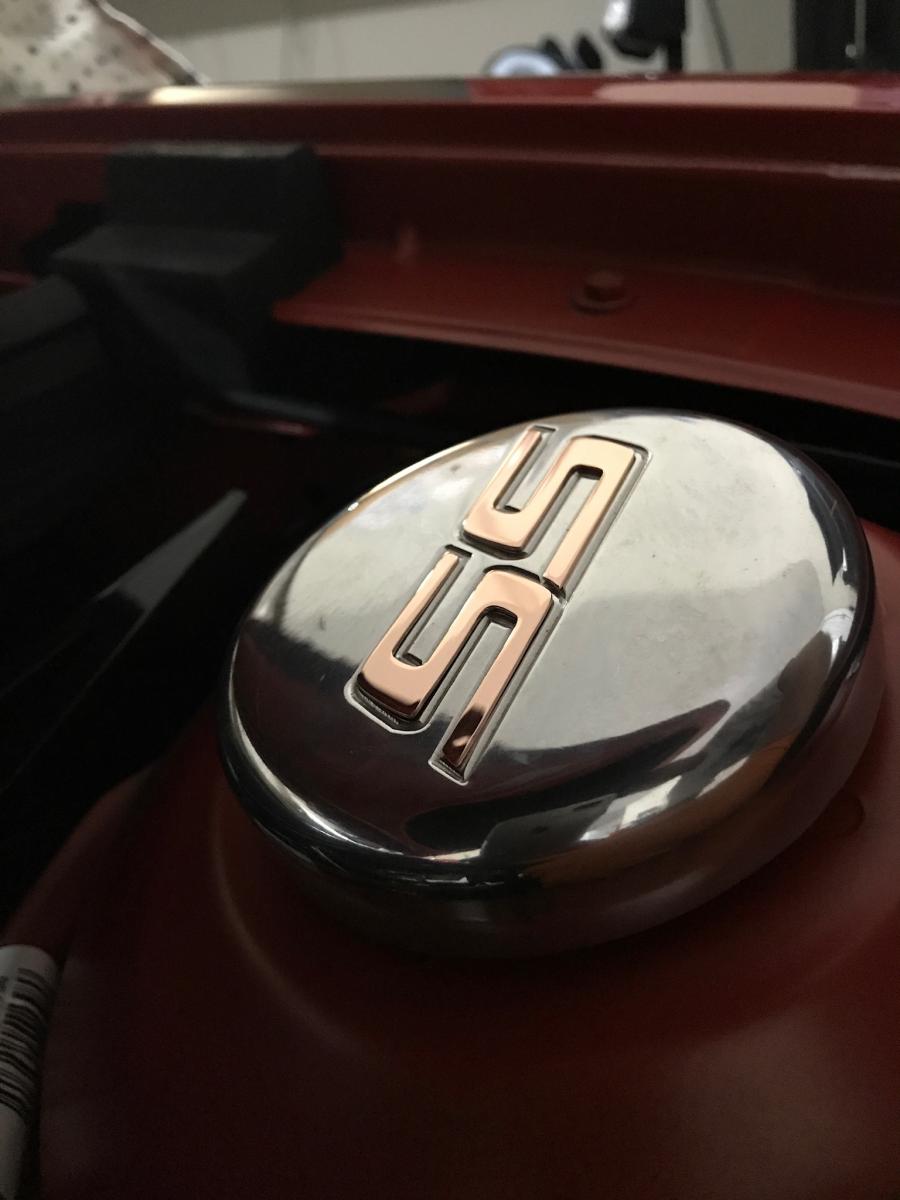 Copper SS made for strut tower caps.