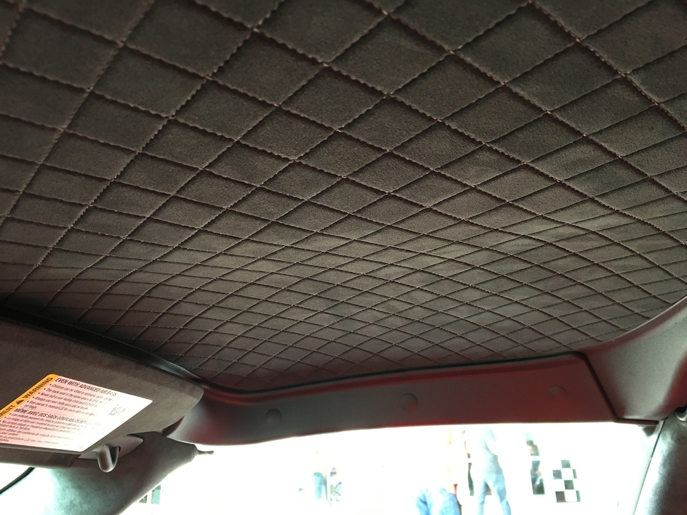 Corvette Suede Diamond Headliner