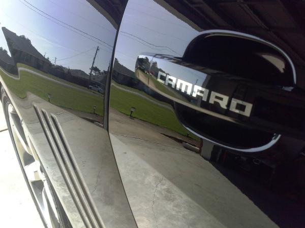 Gen 5 Camaro Door Handle Script Decal
