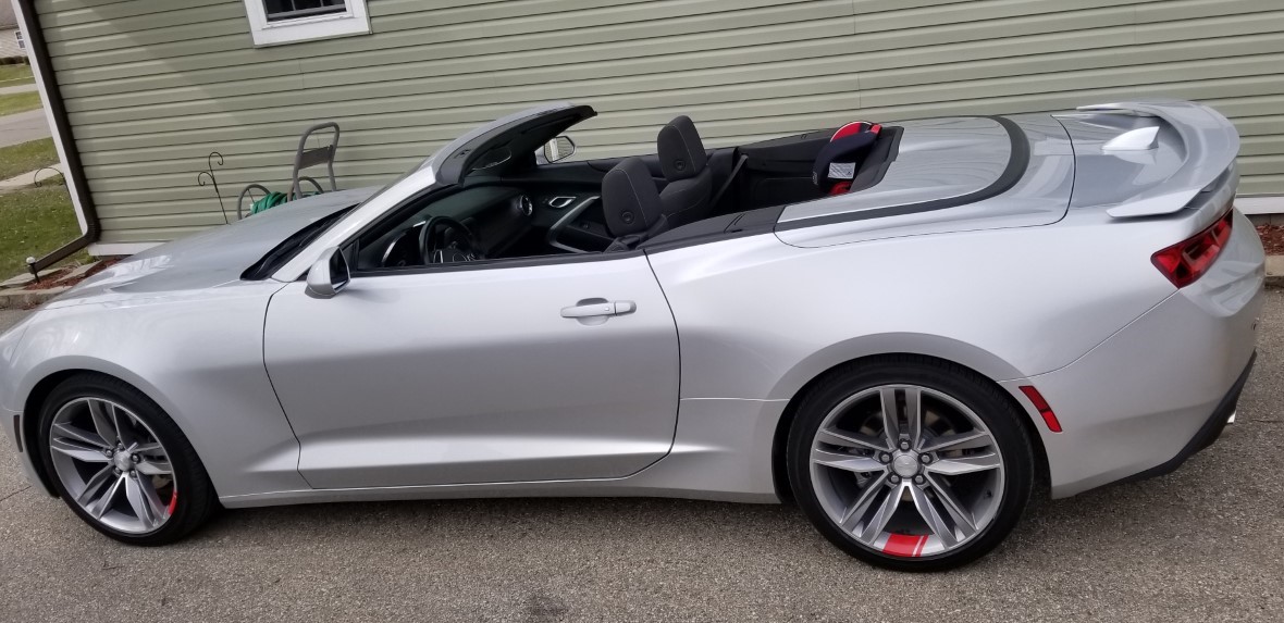 Camaro Vert Wheel Hash Stripes side