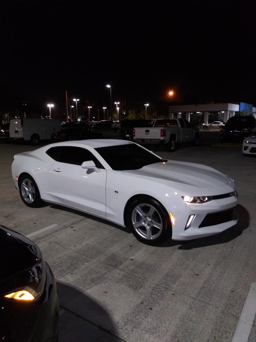 Taking delivery of my new Camaro!