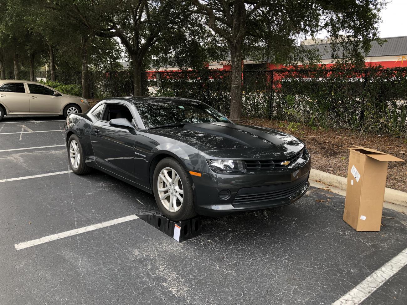 18s on ramps for oil change
