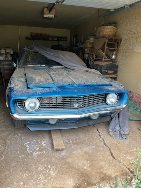 High School Camaro in storage for the last 40 years