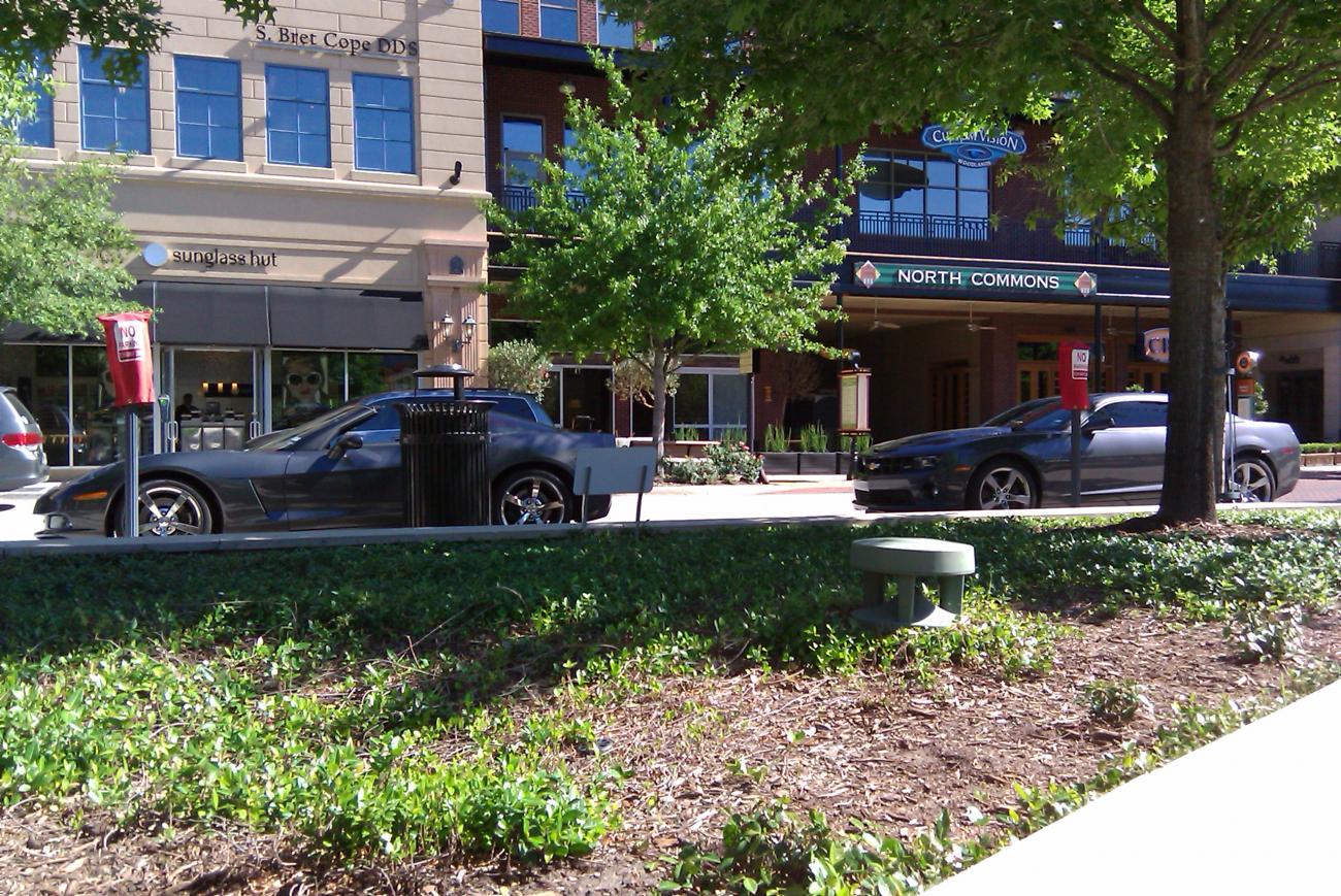 Corvette in Market Street (The Woodlands, TX)