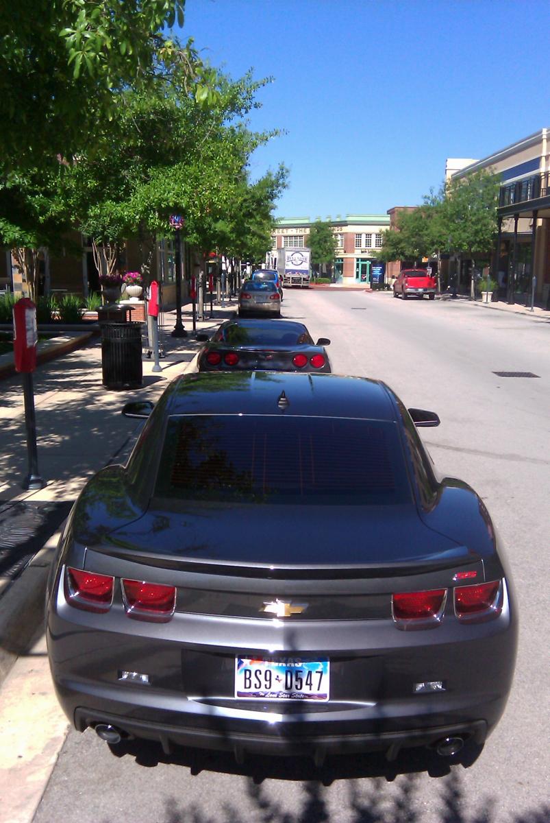 Corvette in Market Street (The Woodlands, TX)