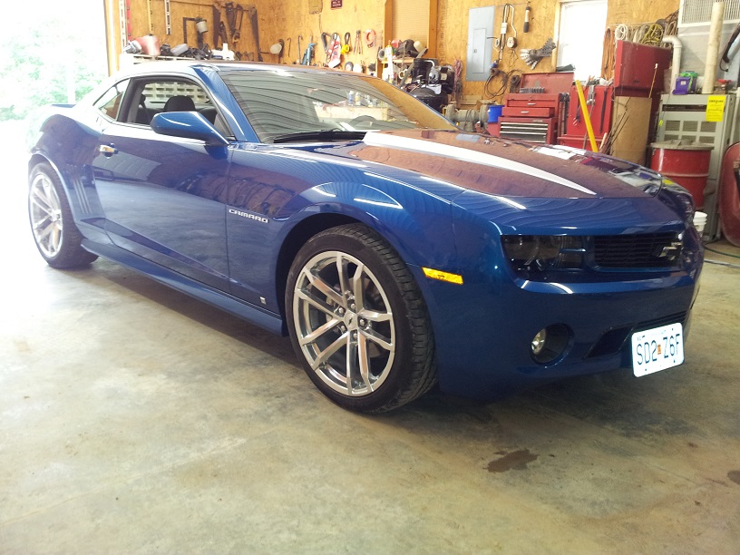 Just after I had the ZL1 springs put on.  I believe the car has settled a bit since then.