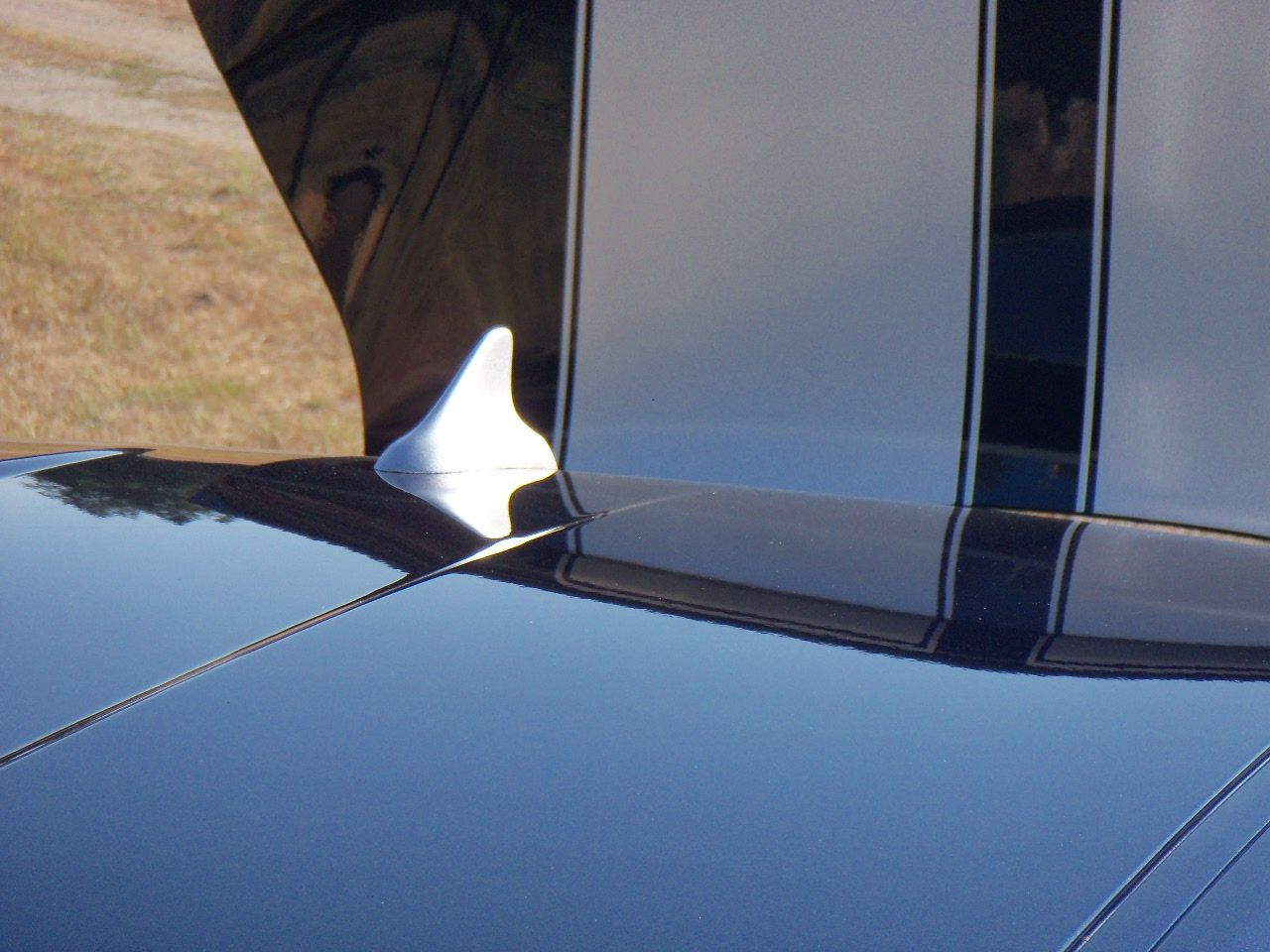 Painted my antenna to match the stripes