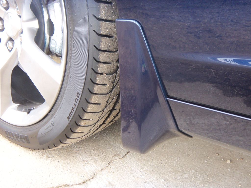 Quarter flares, the stock GM variety, painted IBM by a local paint shop.