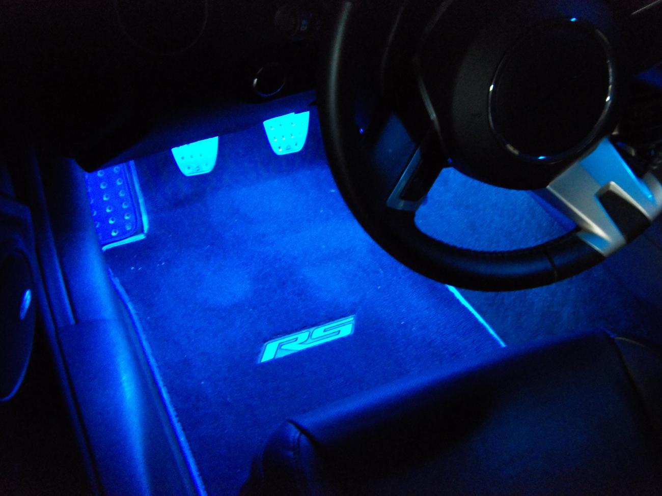 the aqua footwell lighting is badass!