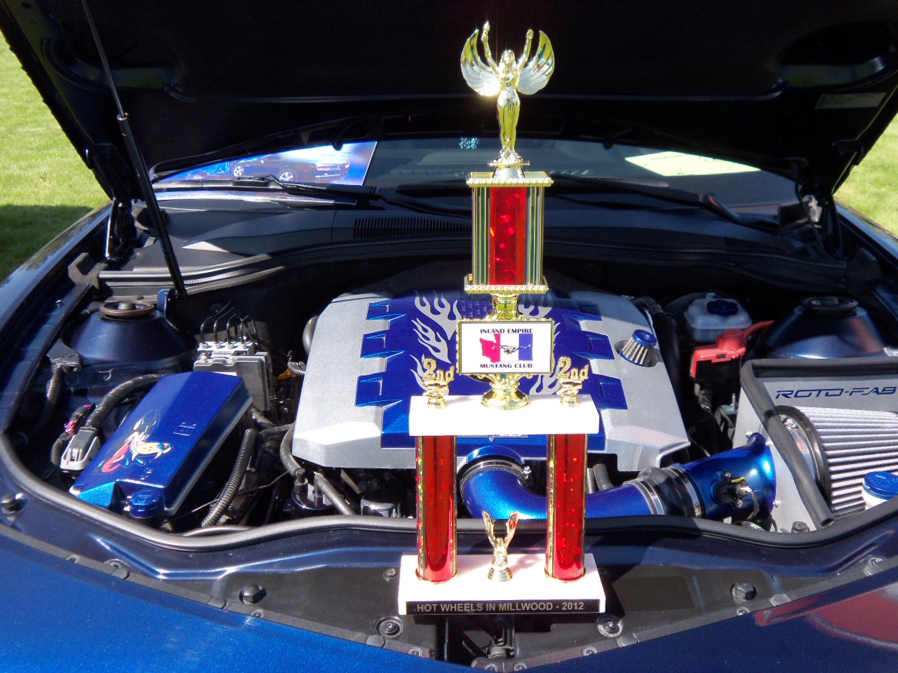 Mustang Club car show, July 2012 2nd place