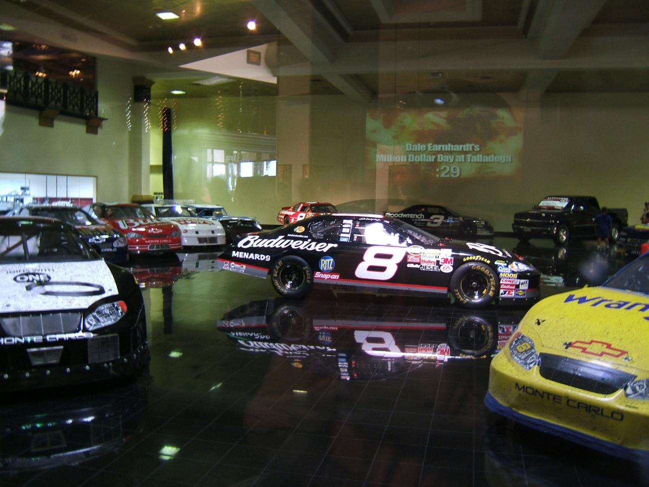 DEI race shop 2006 JR black BUD car