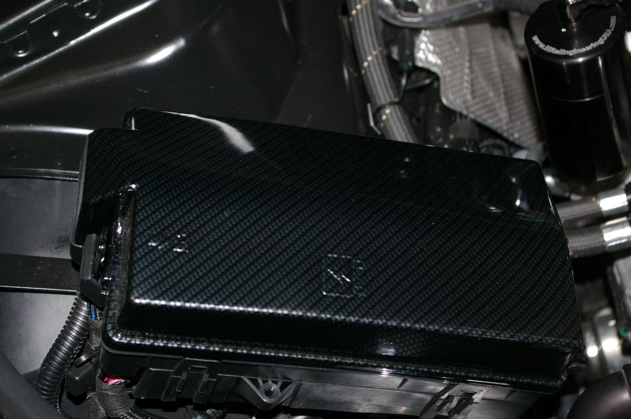 Hydrodipped CF Fuse Cover