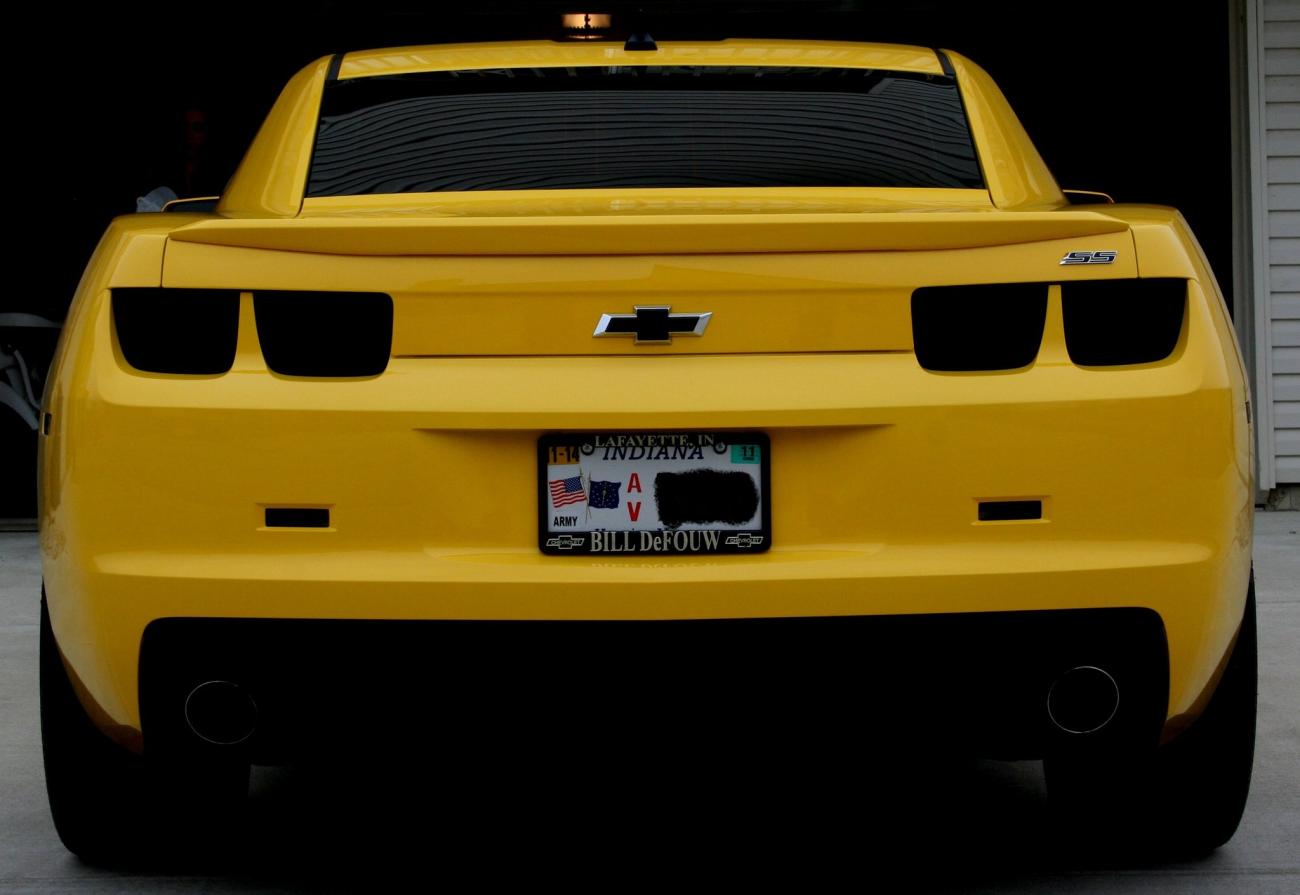 New Black Billet Rear Bow Tie, and Blacked Out Taillights, and bezels, and back-up lights.