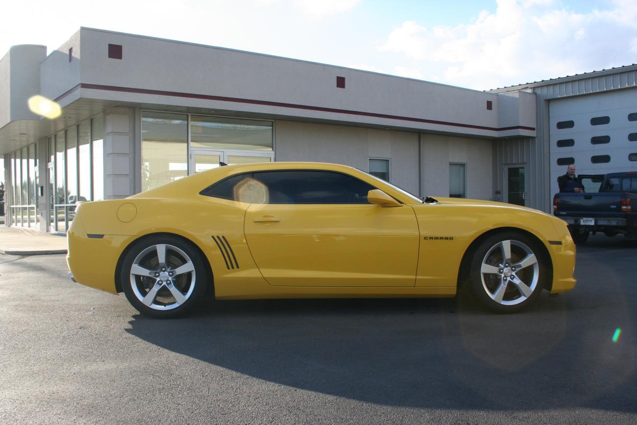 Car Lowered with Blacked Out Side Markers.