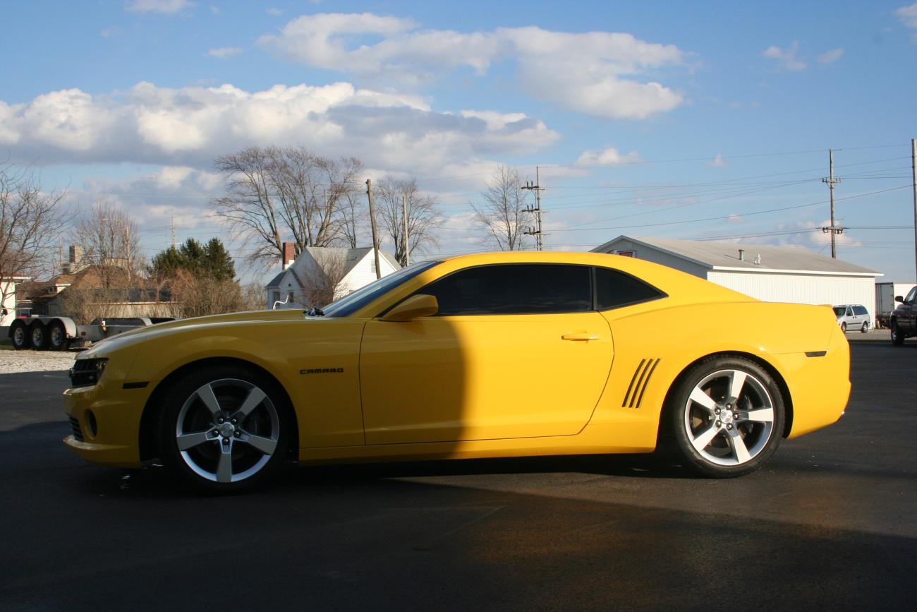 Car Lowered with Blacked Out Side Markers.